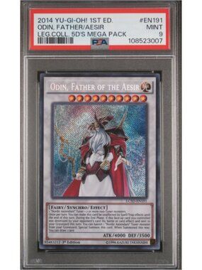 YU-GI-OH 2014 LEGENDARY COLLECTION 5D'S ODIN AESIR MEGA PACK RARE 1ST EDITION